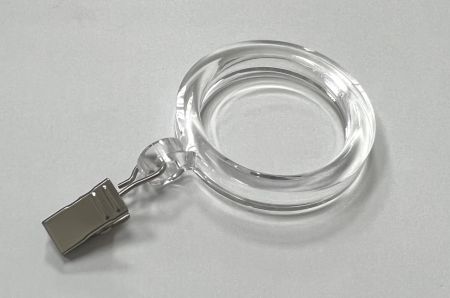 Acrylic Curtain Clip Ring - Acrylic_clip_ring